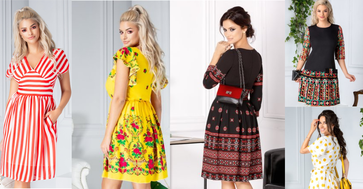 rochii elegante frumoase fabricate în România